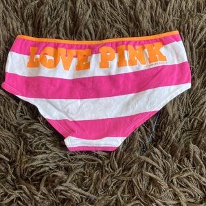 Y2K Rare Victorias Secret Love Pink cotton panties NWOT sm so sought after